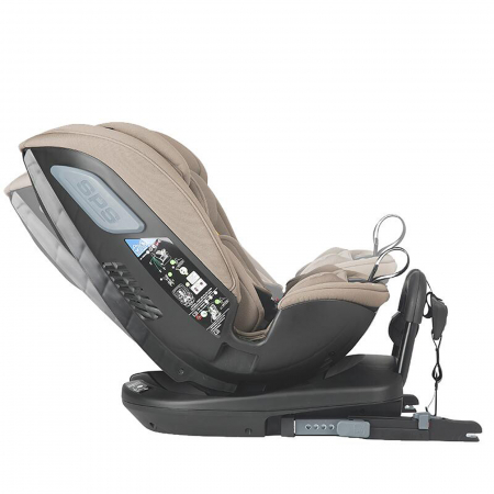 Scaun auto rotativ iSize COCCOLLE Velsa Taupe brown [10]