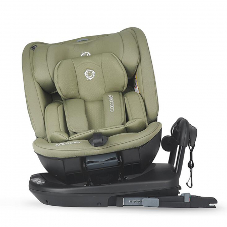 Scaun auto rotativ iSize COCCOLLE Velsa Moss green [7]