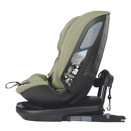 Scaun auto rotativ iSize COCCOLLE Velsa Moss green [3]