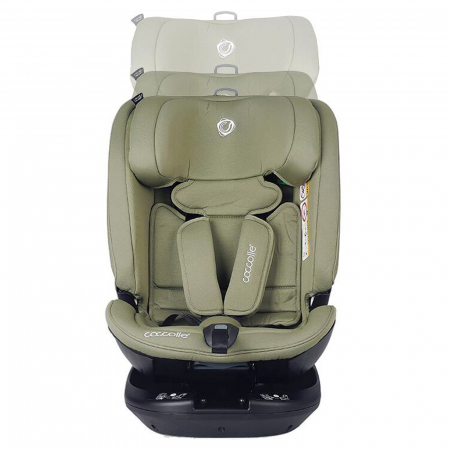 Scaun auto rotativ iSize COCCOLLE Velsa Moss green [12]