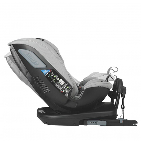 Scaun auto rotativ iSize COCCOLLE Velsa Neutral grey [9]