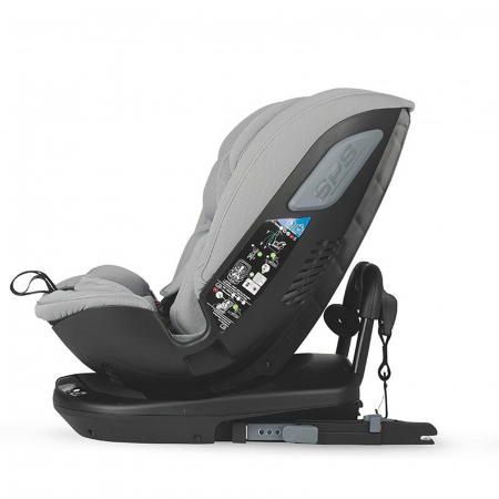 Scaun auto rotativ iSize COCCOLLE Velsa Neutral grey [4]