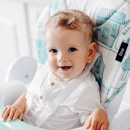 Scaun de luat masa COCCOLLE Fino Pastel Turquoise [24]