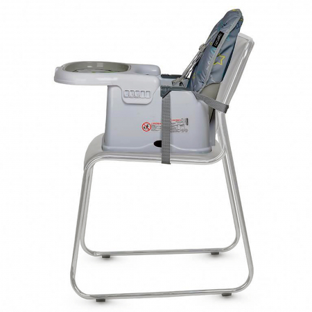 Scaun de luat masa multifunctional 3in1 COCCOLLE Ziti Grey Stars [10]