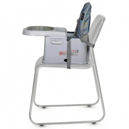 Scaun de luat masa multifunctional 3in1 COCCOLLE Ziti Grey Stars [9]