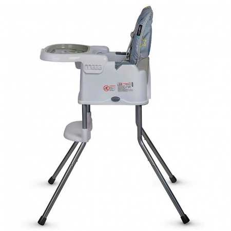 Scaun de luat masa multifunctional 3in1 COCCOLLE Ziti Grey Stars [5]