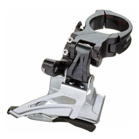 SCHIMBATOARE FATA - Schimbator fata SHIMANO Deore FD-M618H2, tragere dubla, compatibil transmisii 2x10 viteze, argintiu