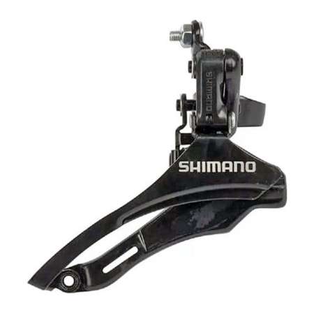 SCHIMBATOARE FATA - Schimbator fata SHIMANO Tourney FD-TZ30, tragere dubla, compatibil transmisii 3x7 viteze, negru