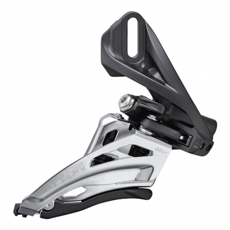 SCHIMBATOARE FATA - Schimbator fata SHIMANO Deore FD-M4100-D, tragere prin fata, compatibil transmisii 2x10 viteze, argintiu