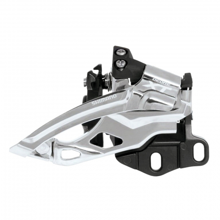 SCHIMBATOARE FATA - Schimbator fata SHIMANO Deore XT FD-M785-E6, tragere dubla, compatibil transmisii 2x10 viteze, argintiu