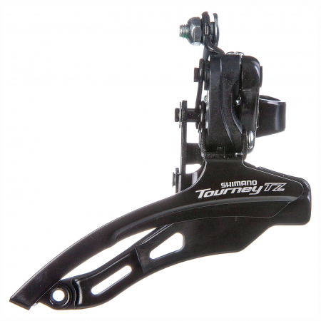 SCHIMBATOARE FATA - Schimbator fata SHIMANO FD-TZ500-DS6 , tragere jos, compatibil transmisii 3x6/7 viteze, negru