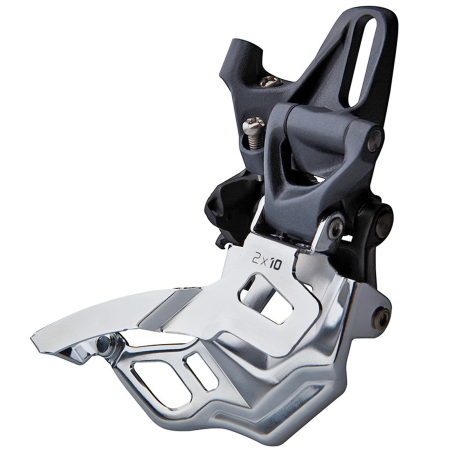 Schimbator fata SRAM X.7 X-Glide, tragere dubla, compatibil transmisii 2x10 viteze, argintiu [1]