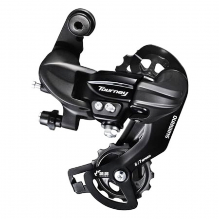 SCHIMBATOARE SPATE - Schimbator spate SHIMANO Tourney TY-300D, 6/7 viteze, negru
