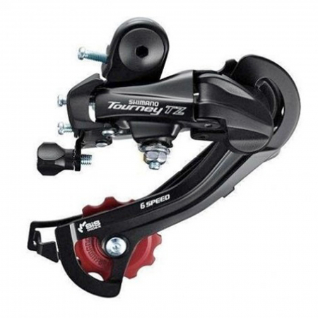 SCHIMBATOARE SPATE - Schimbator spate SHIMANO Tourney RD-TZ500 TZ GS, 6 viteze, negru