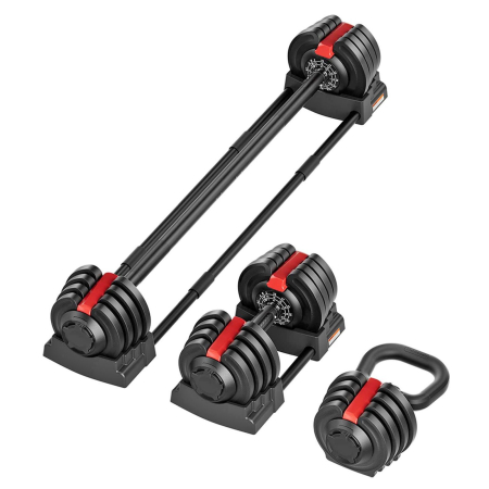 GANTERE/BARE/DISCURI - Set 3in1 greutati ajustabile ORION