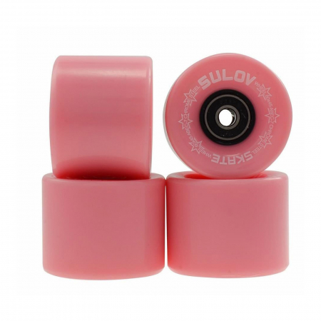 MOBILITATE URBANA - Set 4 roti skateboard 60x45 mm, roz