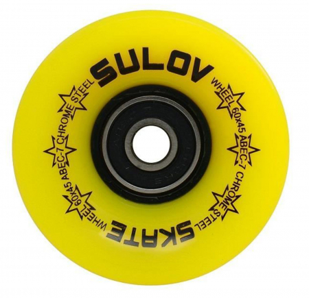 Set 4 roti skateboard SULOV, galben [1]