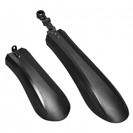 APARATORI NOROI - Set aparatori noroi fata/spate 16-20" BR Components, plastic, negre