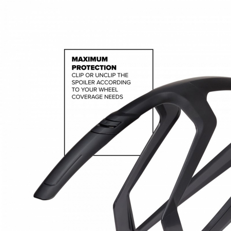 Set aparatori noroi POLISPORT R-Mud , compatibile 28", negre [3]