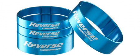 CUVETE FURCA - Set distantiere Reverse 1.1/8 aluminiu albastru deschis