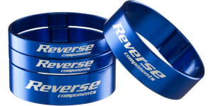 FURCI SI AMORTIZOARE - Set distantiere Reverse Ultra-Light 1.1/8 aluminiu Albastre