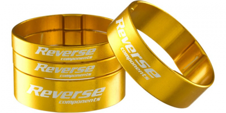 CUVETE FURCA - Set distantiere Reverse Ultra-Light 1.1/8 aluminiu Aurii