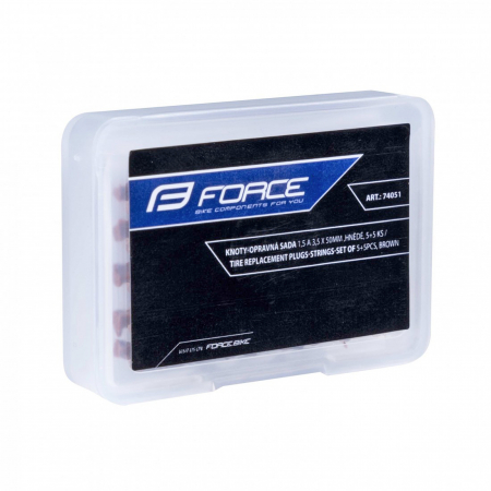 Set dopuri anti-pana FORCE pentru tubeless 10 buc, maro [1]