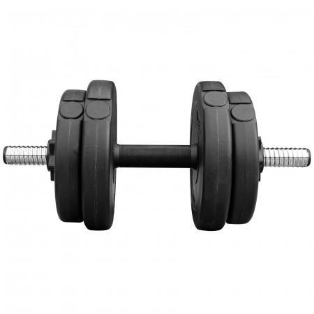 GANTERE - Gantera ORION 10 kg, 4 discuri, negru