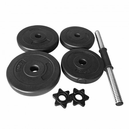 Gantera ORION 10 kg, 4 discuri, negru [1]