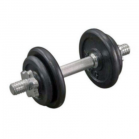 GANTERE - Gantera 10 kg ORION, 4 discuri, negru