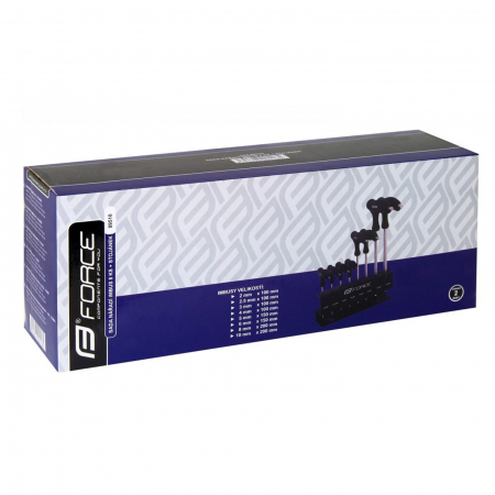 Set inbusuri FORCE Kit 8 bucati 2-10 mm cu suport [1]