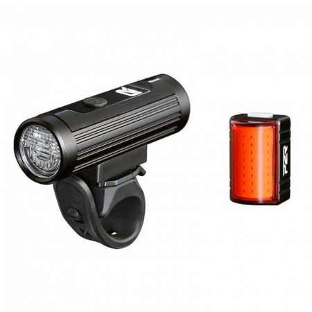 LUMINI - Set lumini fata-spate P2R Lumoix 70, 600 lumeni, negru