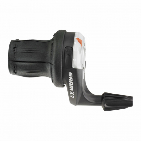 Set manete schimbator SRAM X.7 Twister-gripshift, revoshift, 3x9 viteze, negru/argintiu [1]