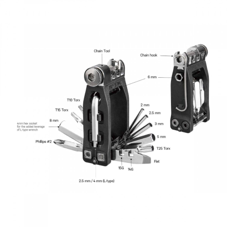 Set Mini Scule Multifunctionale Ninja 16+ - Negru-Argintiu [4]