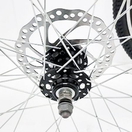 Set roti complete 29" BR Components, aluminiu duble, profil frane disc, 36H, negru [3]