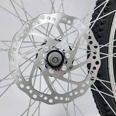 Set roti complete 29" BR Components, aluminiu duble, profil frane disc, 36H, negru [4]