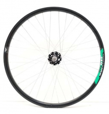 ROTI COMPLETE - Roata fata 27.5" BR CYCLES, aluminiu dubla, profil frane disc, 36H, negru