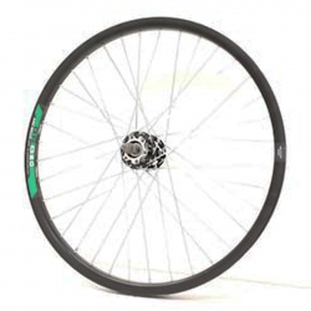 Roata fata 26" BR Components, aluminiu dubla, profil frane disc, 36H, negru [3]