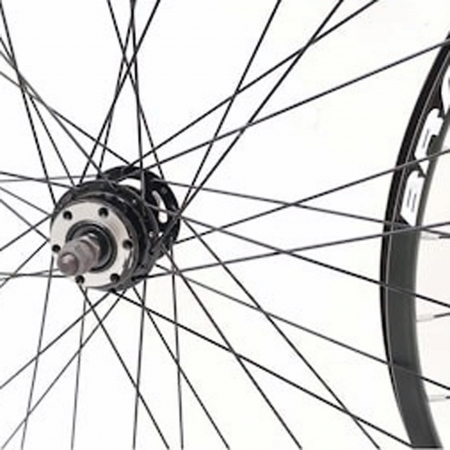 Set roti 29" BR Components, aluminiu duble, profil frane disc, 36H, negru [3]