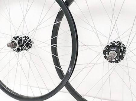 Set roti 24" BR Components, aluminiu duble, profil frane disc, 36H, negru [5]