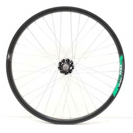 Roata spate 26" BR Components, aluminiu dubla, profil frane disc, 36H, negru [1]