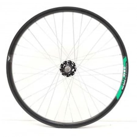 Roata spate 24" BR Components, aluminiu duble, profil frane disc, 36H, negru [1]