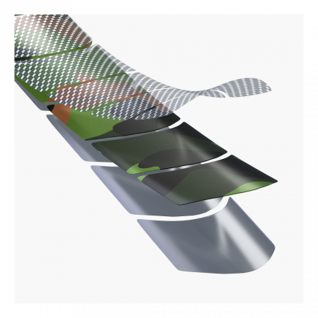 Set stickere protectie cadru Muc-Off Frame Protection Kit E-MTB Camo [1]