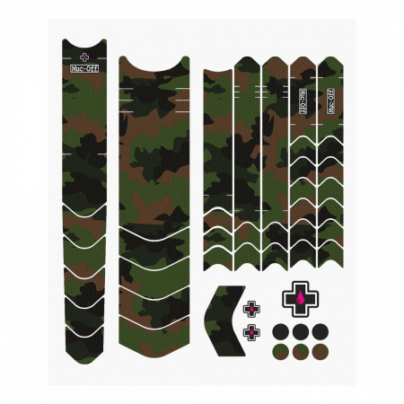 Import - Set stickere protectie cadru Muc-Off Frame Protection Kit E-MTB Camo