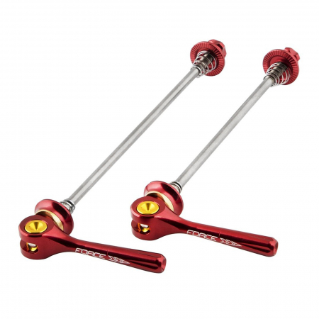ROTI SI PIESE - Set strangatoare FORCE fata/spate 105/145 mm, aluminiu, rosii