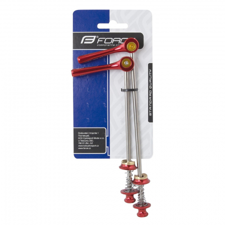 Set strangatoare FORCE fata/spate 105/145 mm, aluminiu, rosii [1]