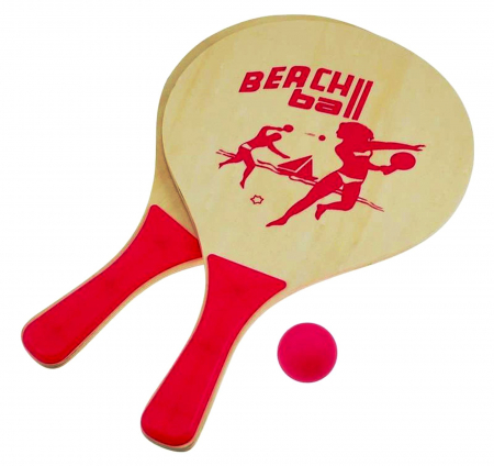 MULTISPORT - Set SULOV Beach Ball, rosu