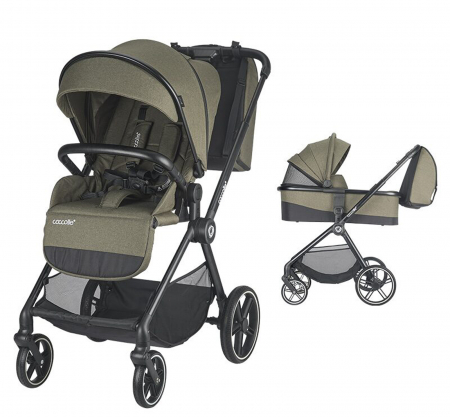 CARUCIOARE MODULARE - Sistem modular 2in1 COCCOLLE Lissia Moss green