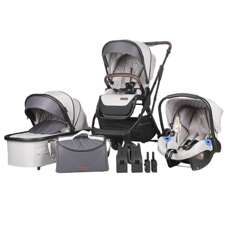 CARUCIOARE  3 IN 1 - Sistem modular 3in1 COCCOLLE Silene Lunar rock