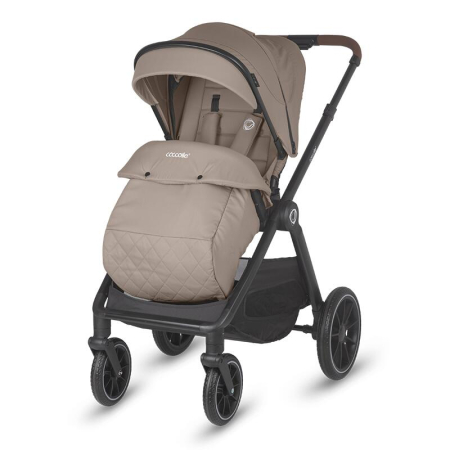 Sistem modular 4in1 Coccolle Aspen Sand Beige cu Scoica auto iSize Coccolle Knox Black si Baza isofix iSize Coccolle Knox [2]